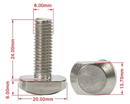 塘廈不銹鋼螺絲t型螺絲定制